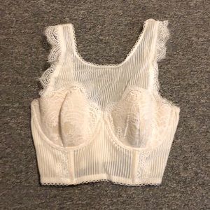 White Lace Bustier